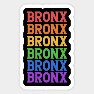 BRONX COLORFUL CHRISTMAS Sticker